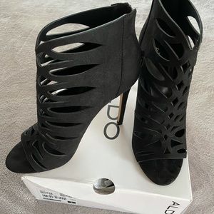 ALDO black stiletto heels. Size 8.
